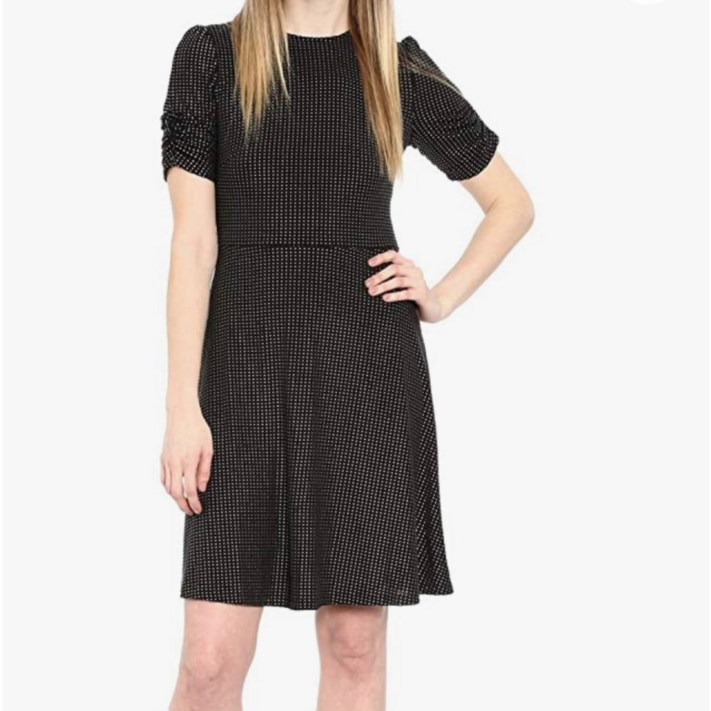NWT Michael Kors Metallic Dot Dress Sz L (12-14)